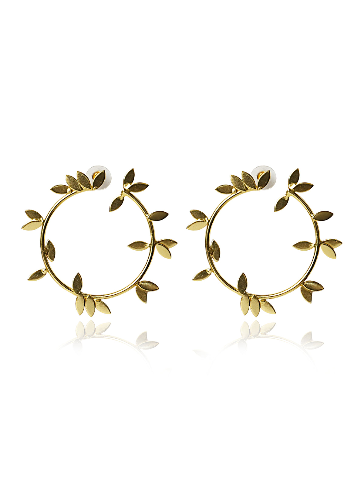 Botanical Leaf Vine Earrings