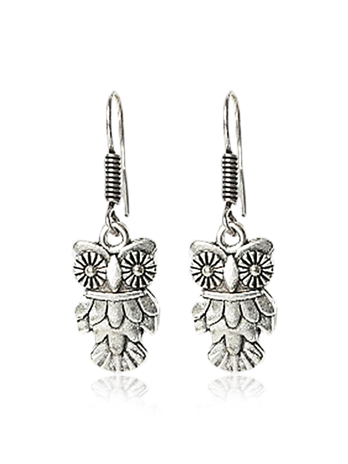 Owl Bloom Dangle Earrings