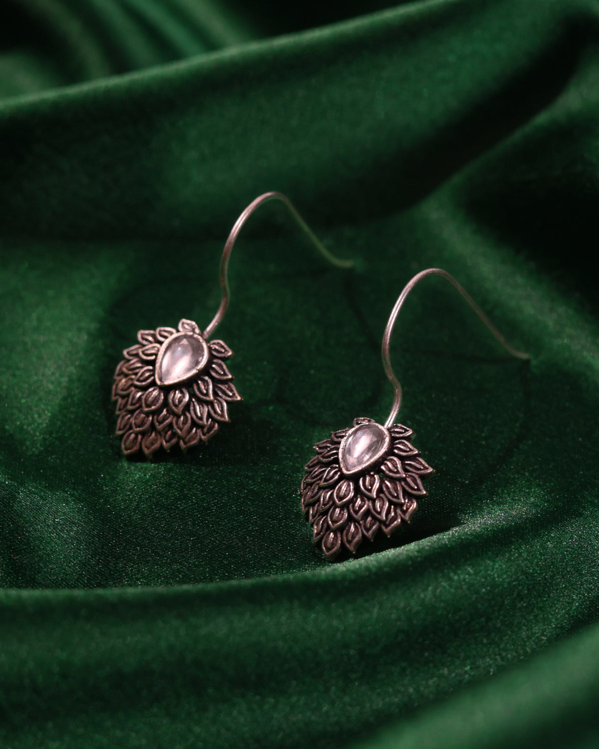 Floral Filigree Drop Earrings