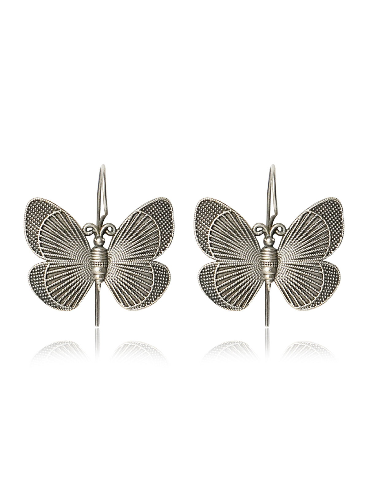 Butterfly Statement Drop Earrings