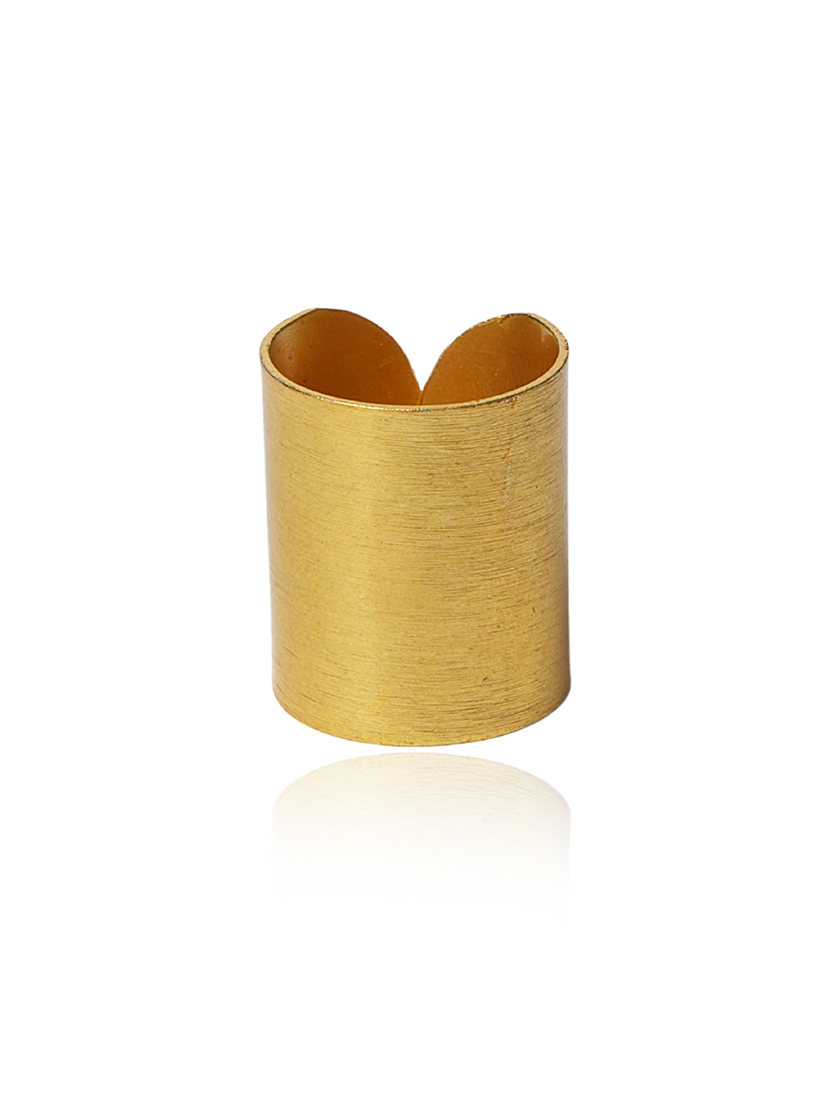 Golden Split Cuff Wrap Ring