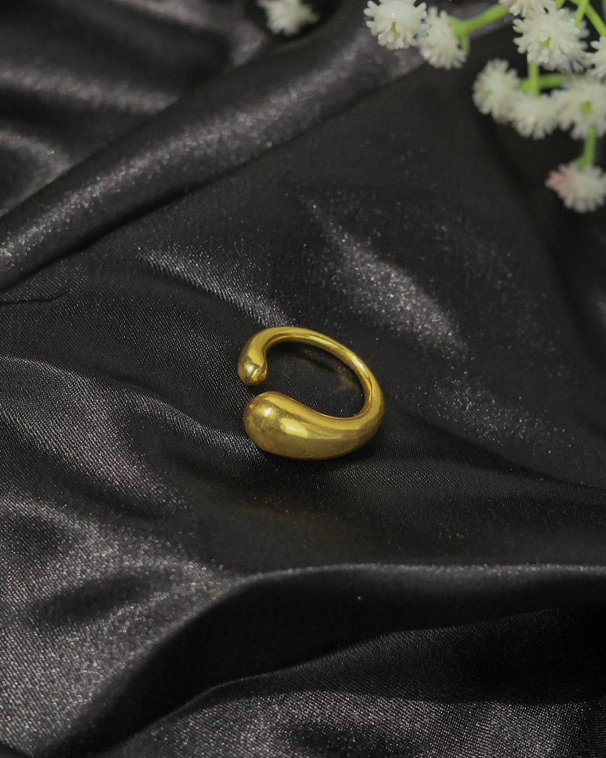 Pebble Duo Open Ring