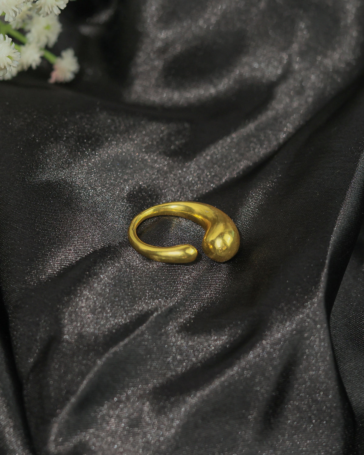 Pebble Duo Open Ring