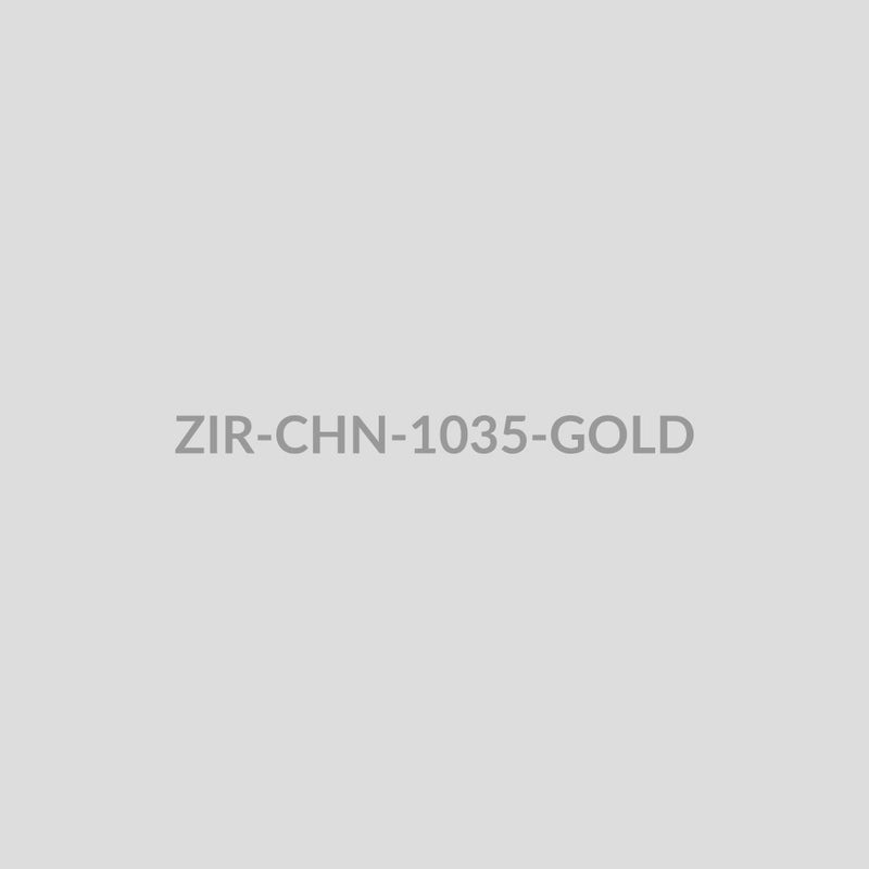 Gold Braided Rope Link Chain - ZIR-CHN-1035-GOLD