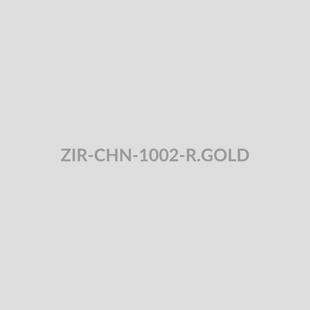 Lightning Bolt Pendant Chain Rose Gold - ZIR-CHN-1002-R.GOLD
