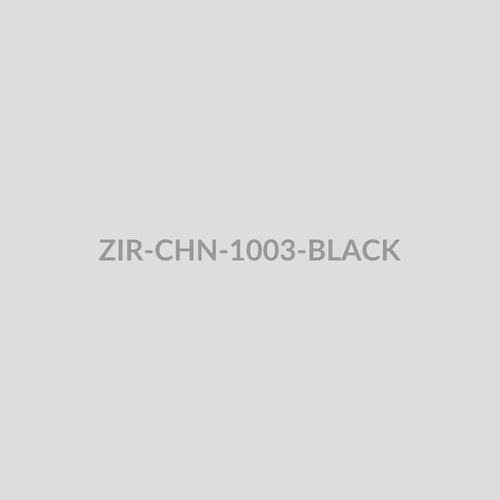 Bar Pendant Beaded Chain Black - ZIR-CHN-1003-BLACK