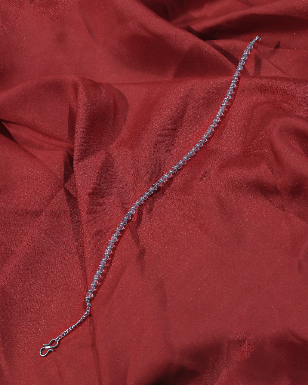 Silver & Gold Bead-Style Anklet