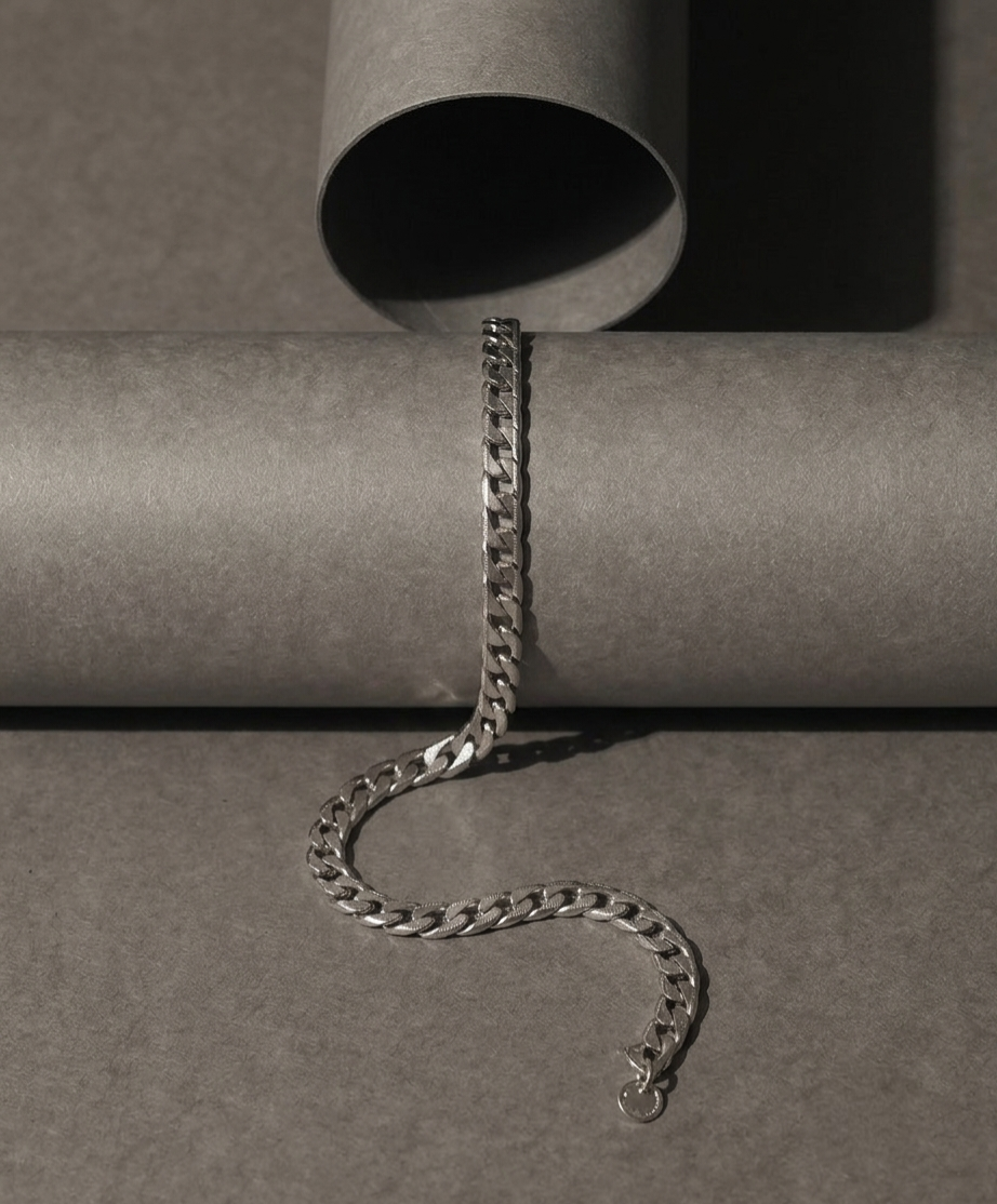 Silver Tone Chain Bracelet