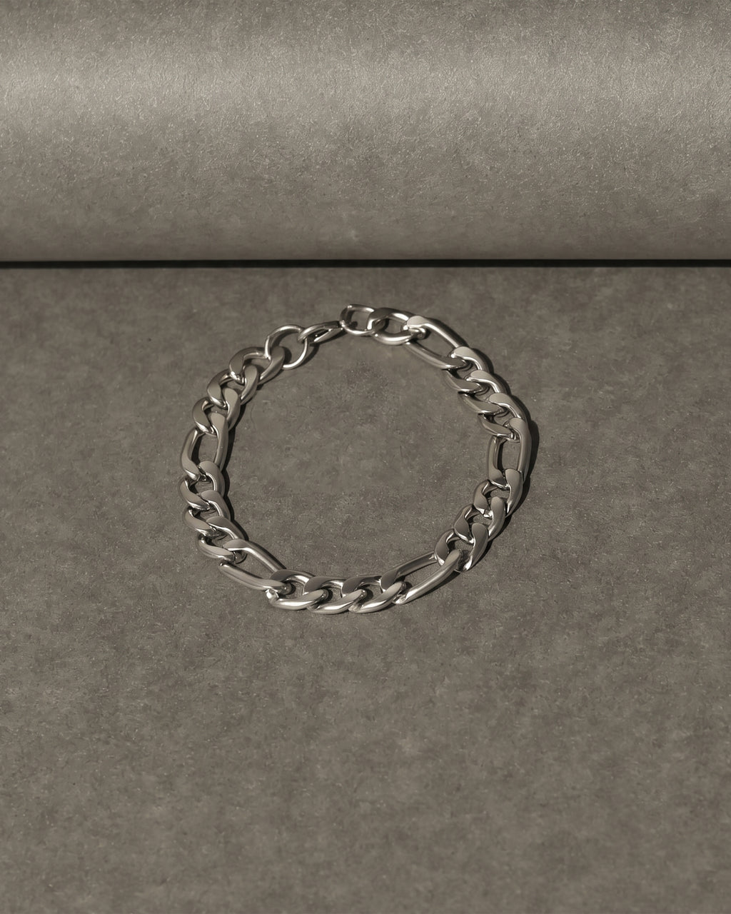 Silver Tone Link Chain Bracelet