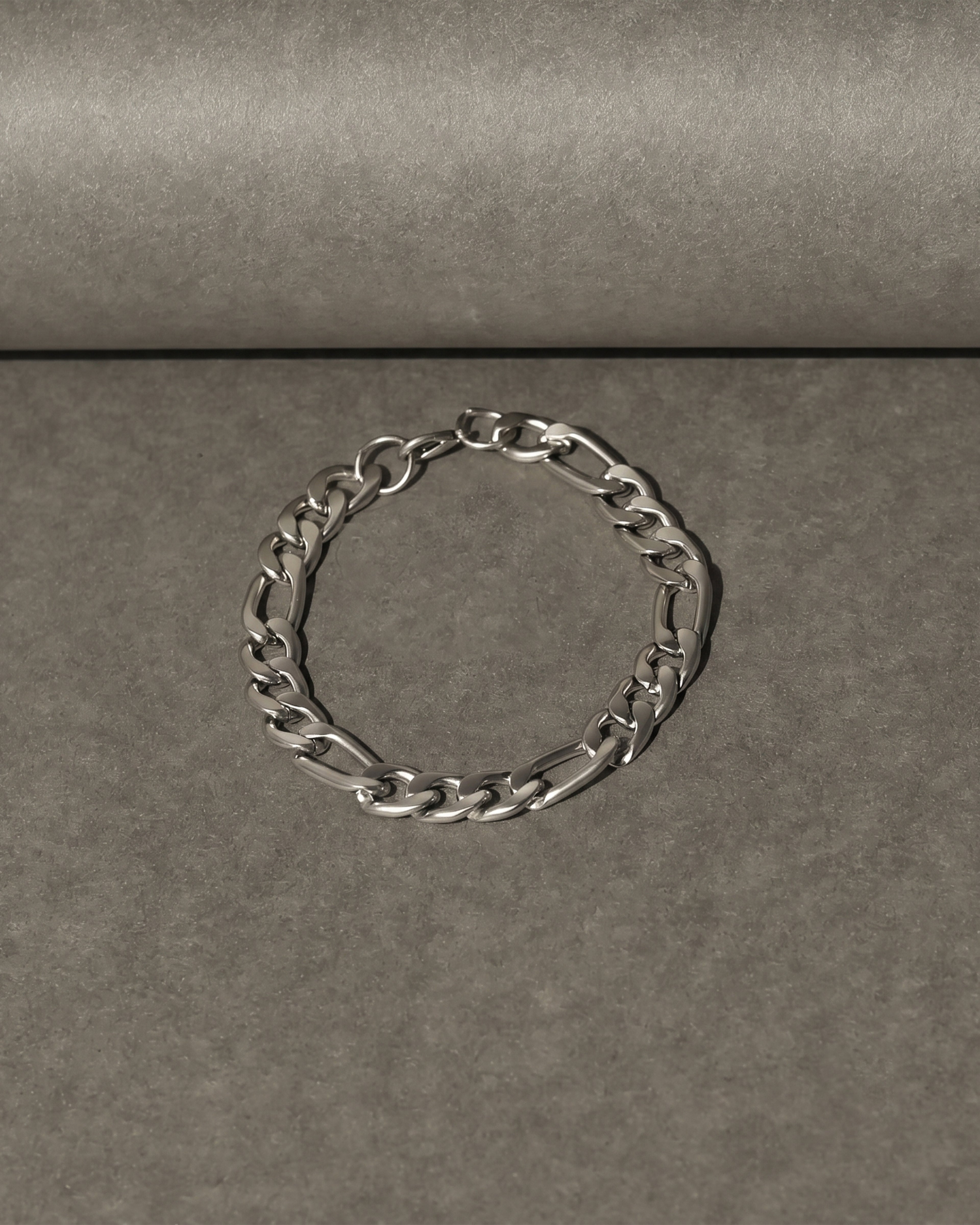 Silver Tone Link Chain Bracelet