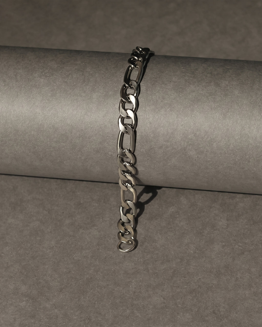 Silver Tone Link Chain Bracelet