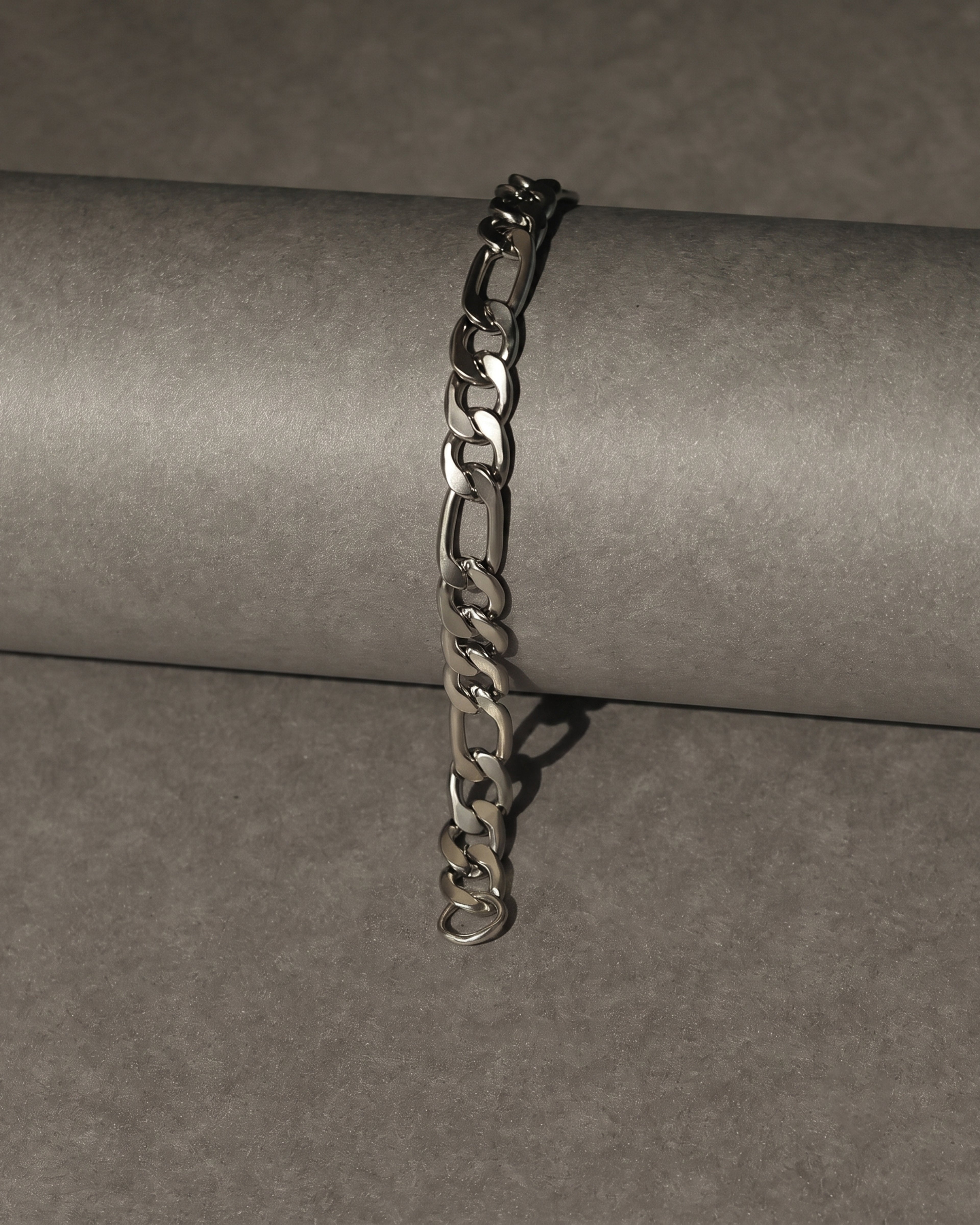 Silver Tone Link Chain Bracelet