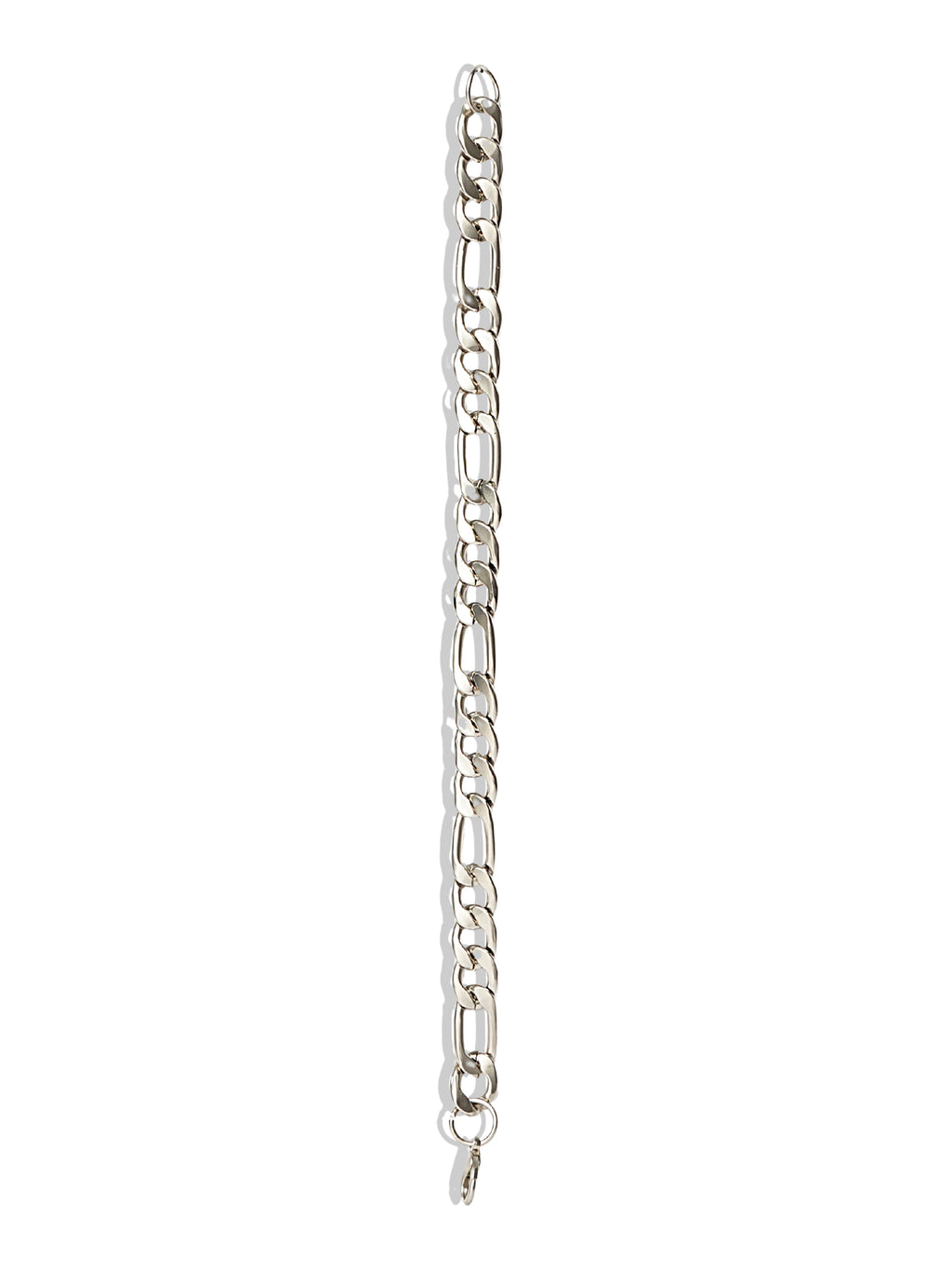 Silver Tone Link Chain Bracelet