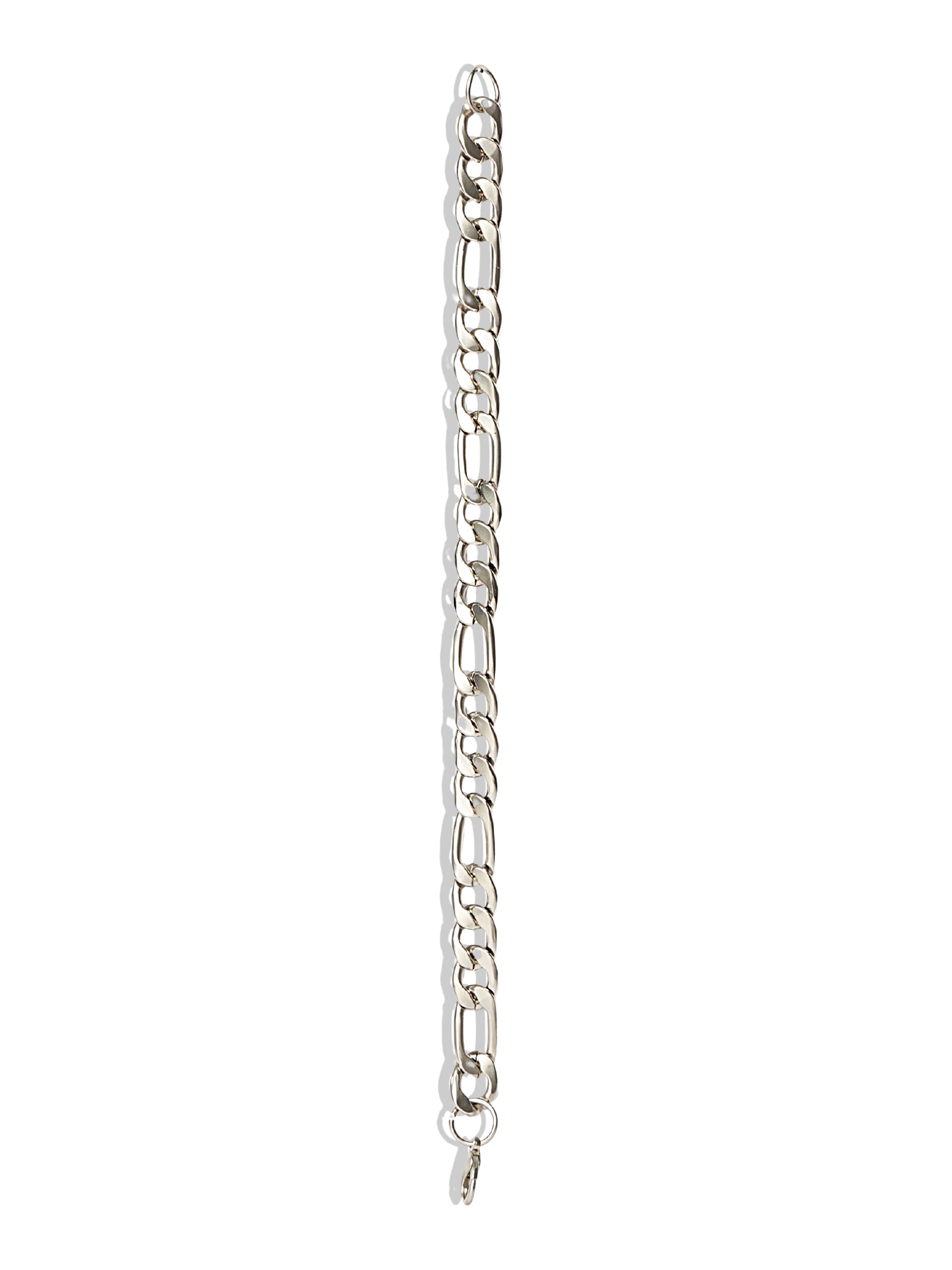 Silver Tone Link Chain Bracelet
