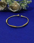 Coiled Detail Brass Bracelet