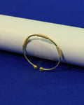Coiled Detail Brass Bracelet
