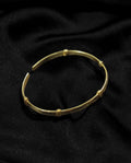 Classic Ring Accent Brass Bracelet