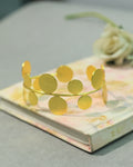 Layered Disc Brass Bracelet
