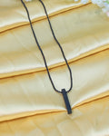 Bar Pendant Beaded Chain