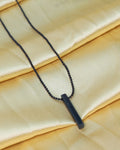 Bar Pendant Beaded Chain