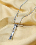 Bar Pendant Beaded Chain