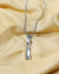 Bar Pendant Beaded Chain