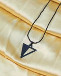 Geometric Triangle Pendant Chain