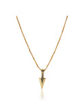 Golden Arrowhead Pendant Chain