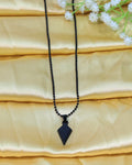 Black Rhombus Pendant Chain