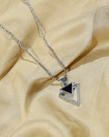 Layered Triangle Pendant Chain