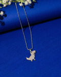 Google Dinosaur Pixel Pendant Chain