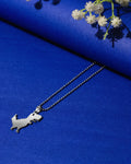 Google Dinosaur Pixel Pendant Chain