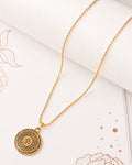 Om Symbol Beaded Pendant Chain