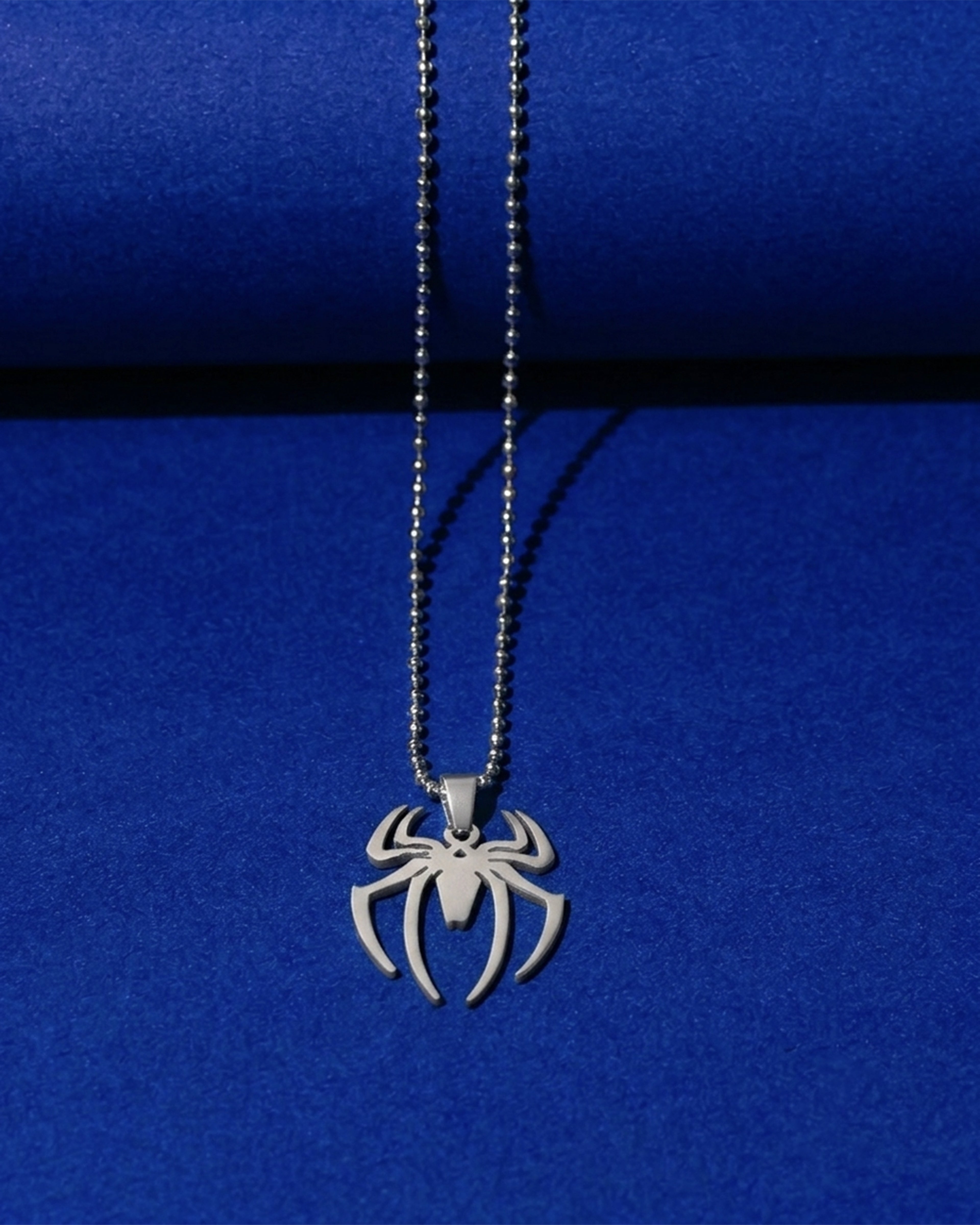 Spider Emblem Beaded Chain