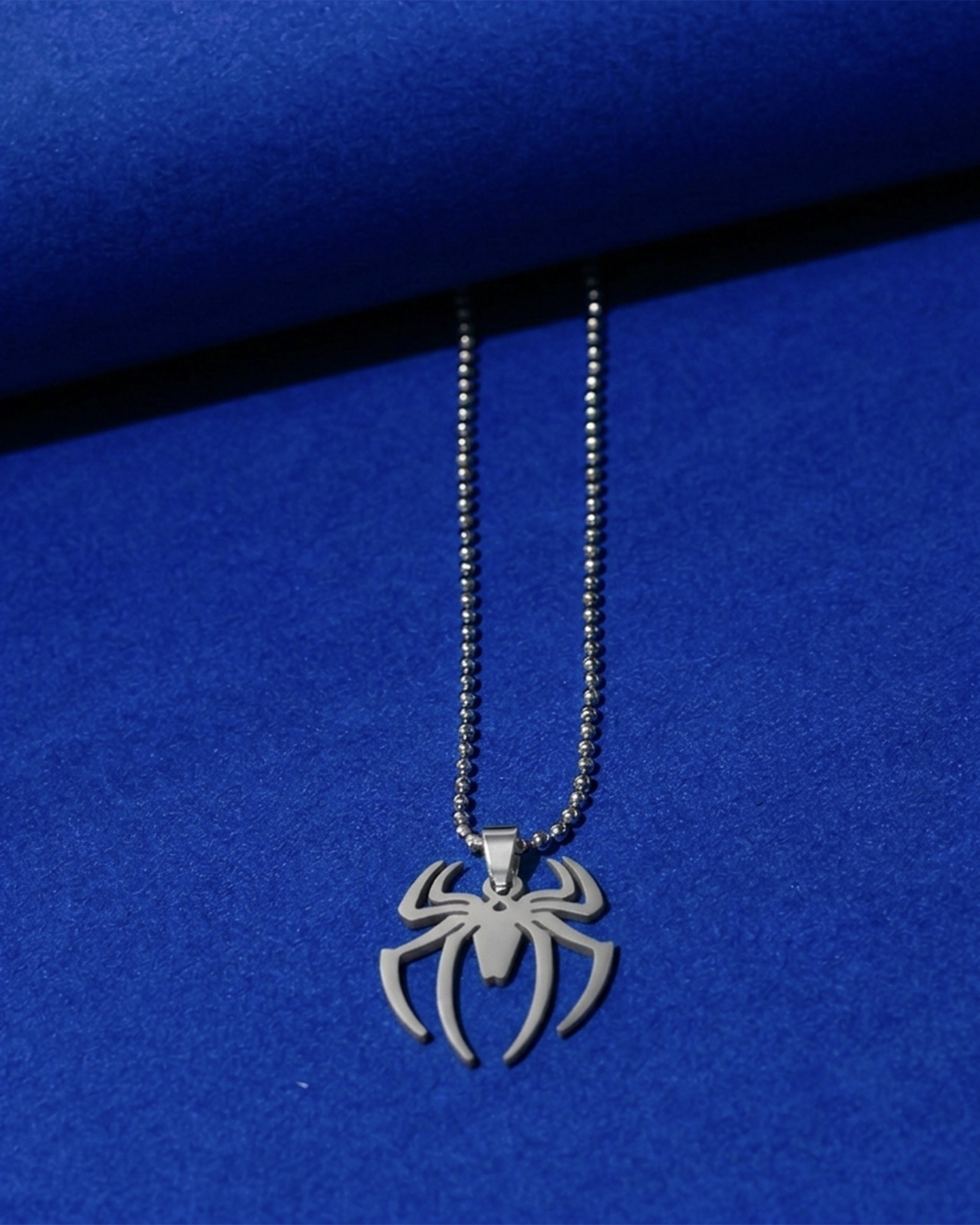 Spider Emblem Beaded Chain