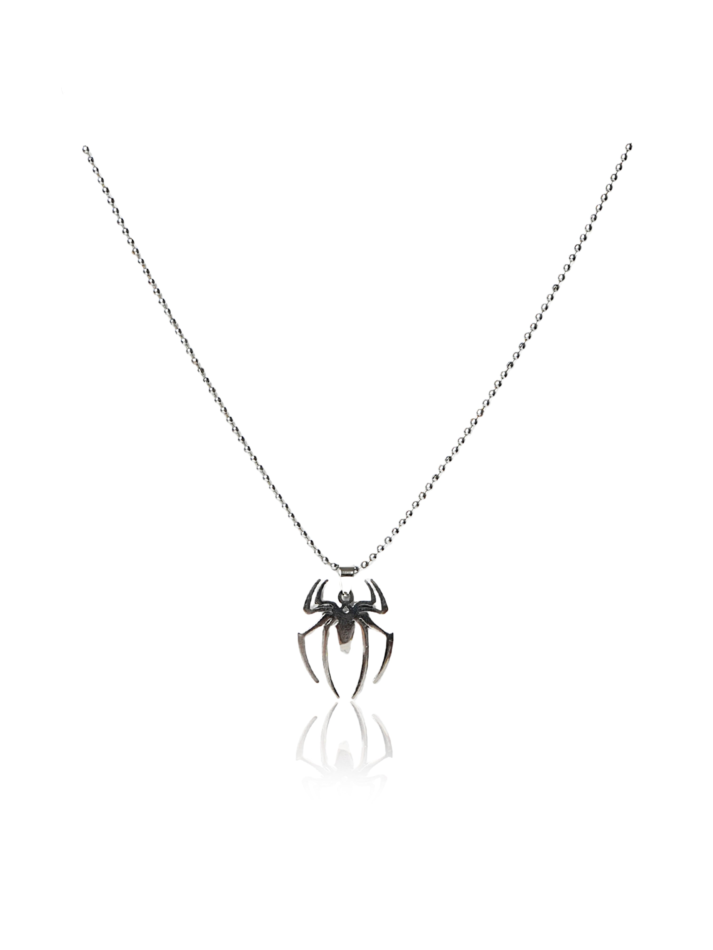 Spider Emblem Beaded Chain