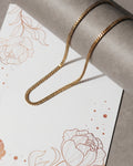Gold Braided Rope Link Chain