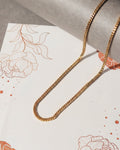 Gold Braided Rope Link Chain