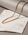 Gold Braided Rope Link Chain