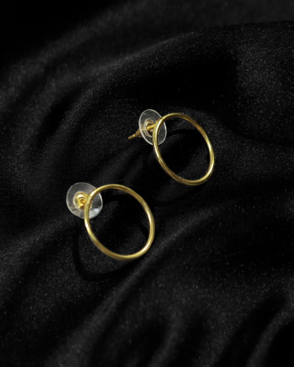 Minimalist Double Circle Hoop Earrings