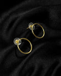 Minimalist Double Circle Hoop Earrings
