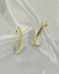 Slim Curved Hoop Earrings
