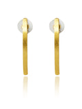 Slim Curved Hoop Earrings
