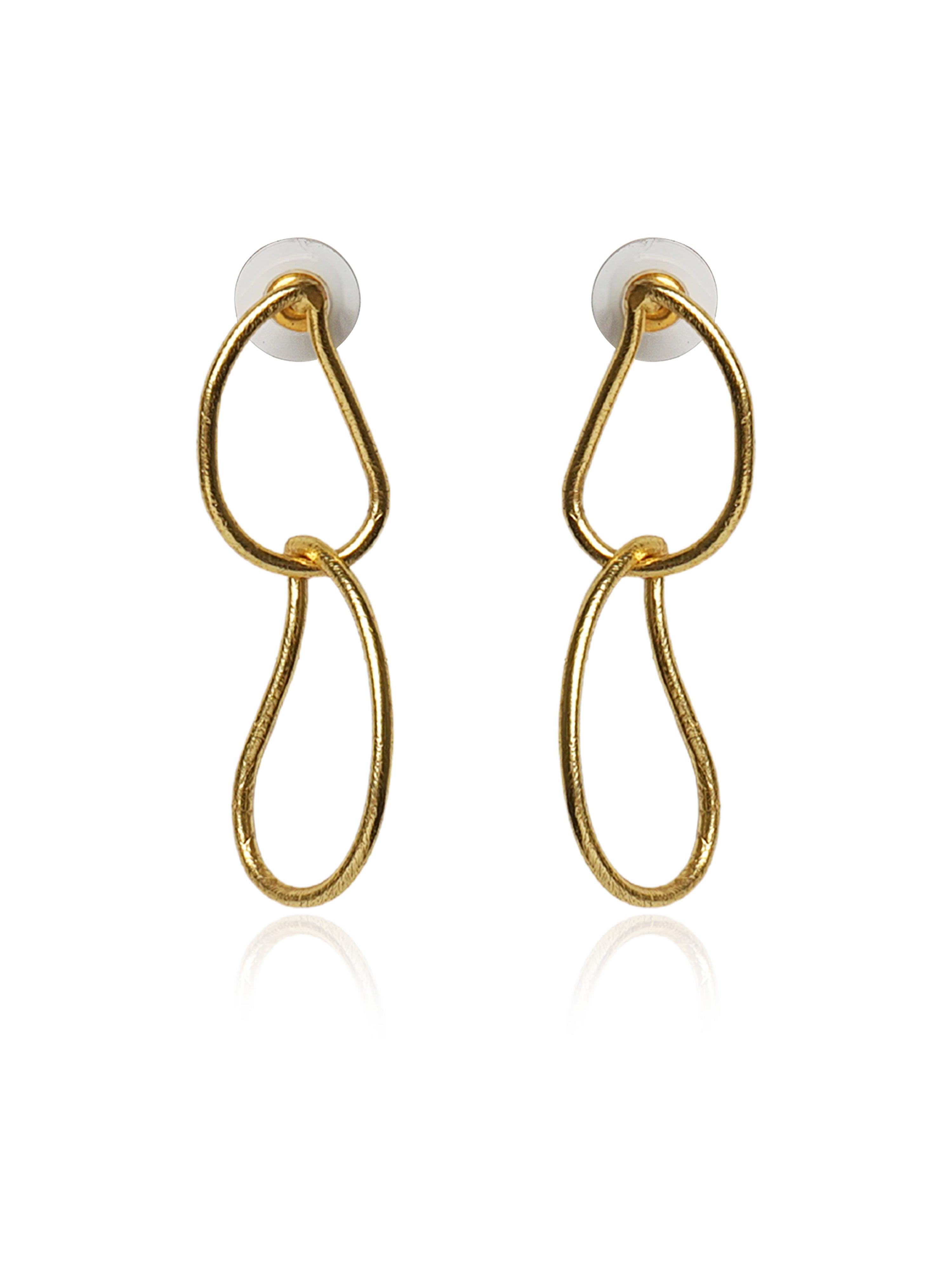 Twisted Abstract Drop Earrings