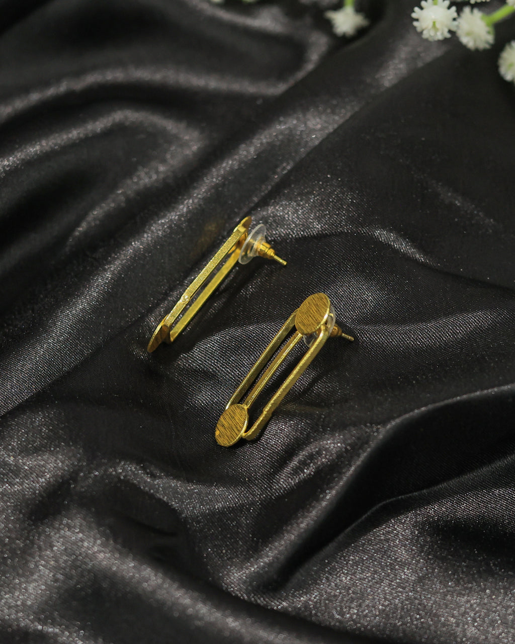 Minimalist Double Bar Drop Earrings