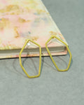 Geometric Open Hexagon Earrings