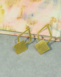 Geometric Square Stud Earrings