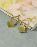Geometric Square Stud Earrings