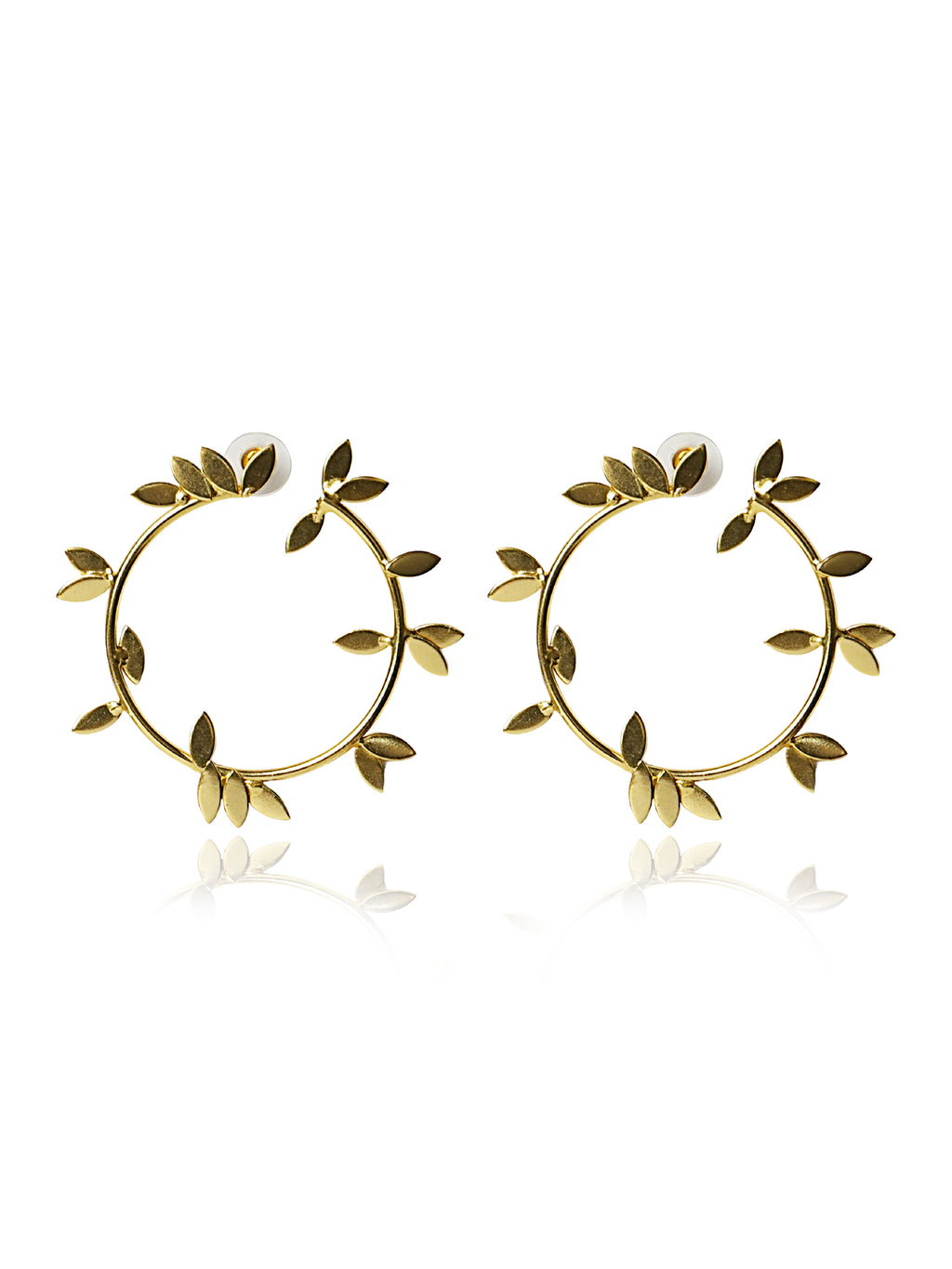 Botanical Leaf Vine Earrings