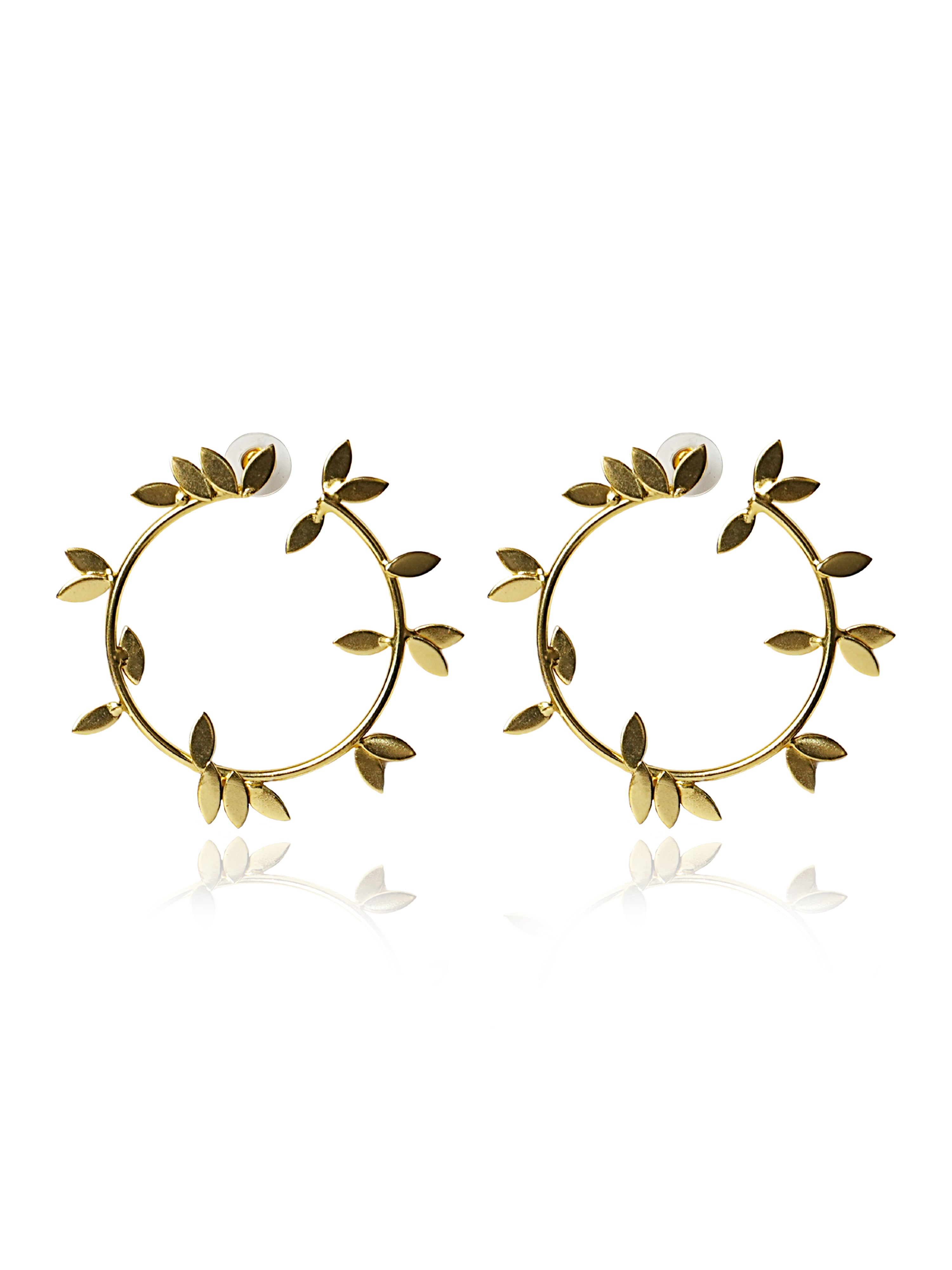 Botanical Leaf Vine Earrings